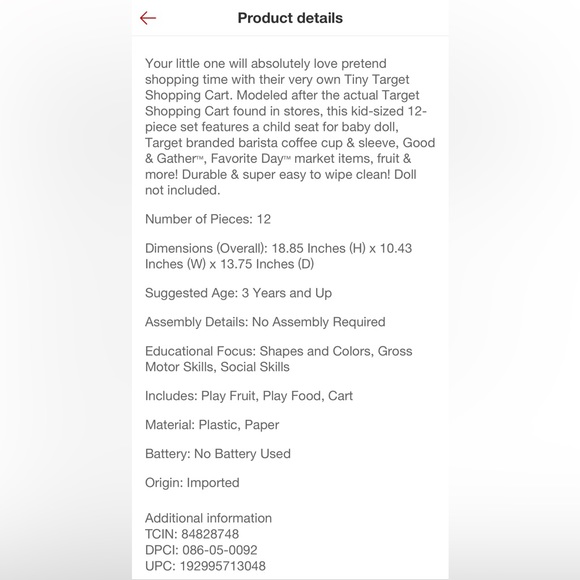 Target Toy Shopping Cart - Picture 4 of 4